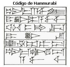 Código de Hammurabi: primeros conjuntos de leyes