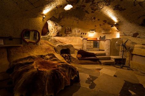 A cave bedroom : r/pics