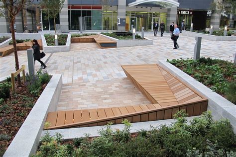 Stunning bespoke seating enhances public realm at Thomas More Square, London | Public space ...