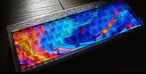 The Finalmouse Centerpiece Keyboard Has a Full Screen Under Its Transparent Keys