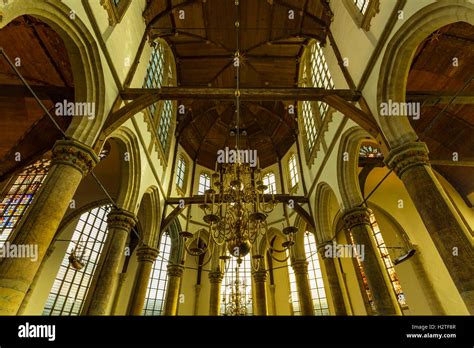 Interior of The Oude Church (De Oude Kerk), Amsterdam, Netherlands Stock Photo - Alamy