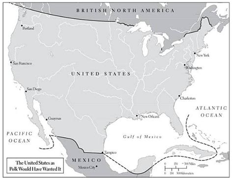 James K. Polk's expansionist ideas for the United States during Manifest Destiny | Alternate ...