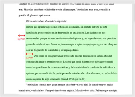 Citas con más de 40 palabras – Normas APA