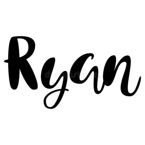 Name Ryan Stock Illustrations – 11 Name Ryan Stock Illustrations, Vectors & Clipart - Dreamstime