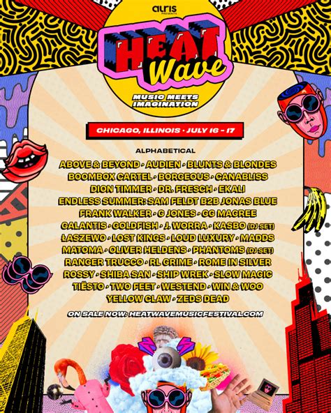 Heatwave Music Festival To Debut In Chicago, Bringing Together Pop-Art ...