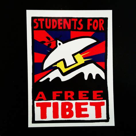 Students For A Free Tibet "SFT Logo Sticker 5-Pack" Stickers & Decals - Students For A Free Tibet