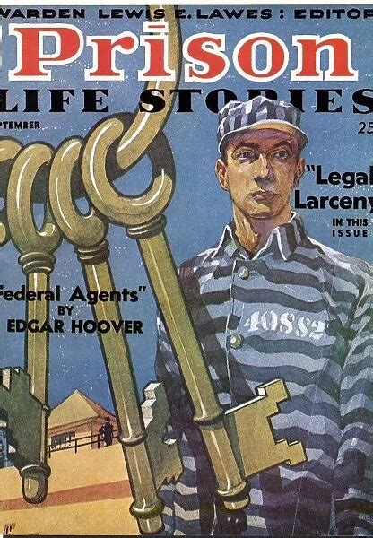 Prison Life Stories 1920s USA convicts prisons magazines #7077955