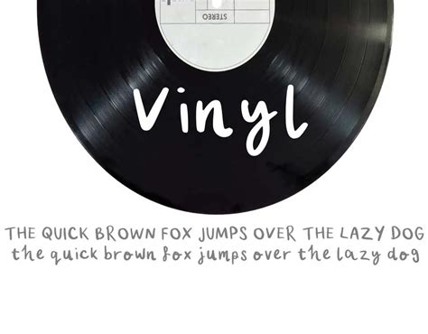 Vinyl Font - UpFonts