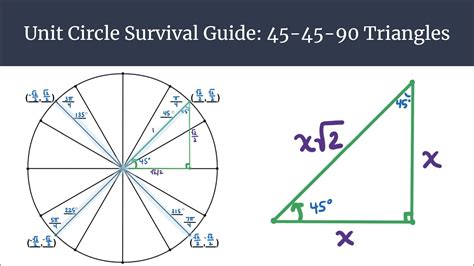 Diagram Of A 45 45 90 Triangle