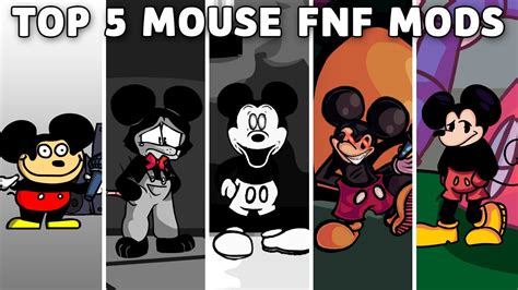 Top 5 Mouse FNF Mods (VS Mickey Mouse, Mokey, Mouse.avi) - Friday Night ...