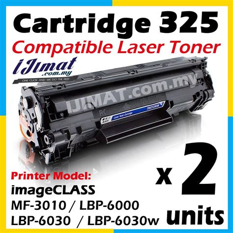 2x Canon Cartridge 325 CompatibleToner MF-3010 LBP-6030 LBP-6030W LBP-6000 MF3010 LBP6030 ...