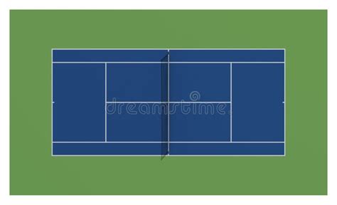 Tennis Court. US Open Tennis Stock Illustration - Illustration of blue, outdoor: 58575359