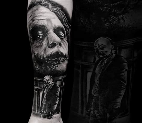 Joker Tattoo Black And White - Wiki Tattoo