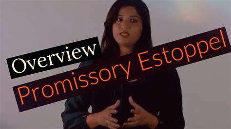 Overview of Promissory Estoppel - YouTube