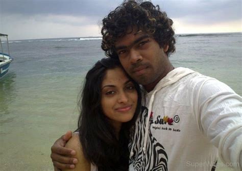 Lasith Malinga and his wife Tanya Minoli | Super WAGS - Hottest Wives ...