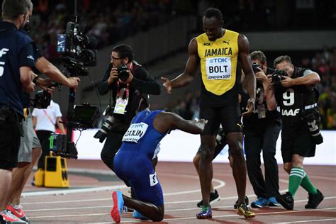 IAAF: Justin Gatlin stuns Usain Bolt to win 100m world title, bows down ...