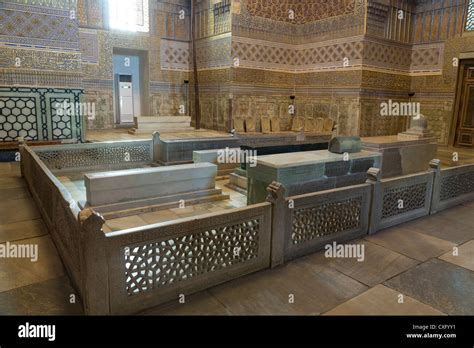 tombstones, Tomb of Tamerlane, Samarqand, Uzbekistan Stock Photo - Alamy