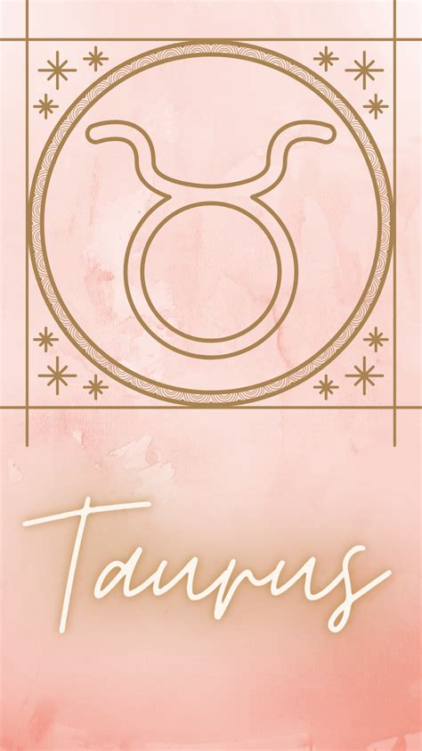 Taurus Zodiac Phone Wallpaper/ Background