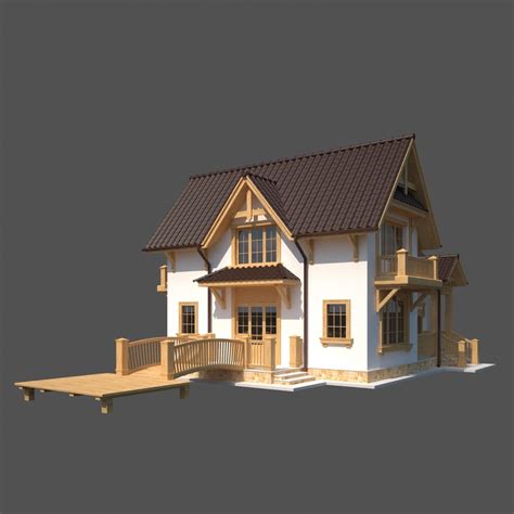 country house 3d model