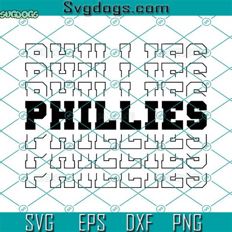 Phillies SVG, Phillies Mascot SVG, Team Mascot SVG, School Spirit SVG PNG EPS DXF