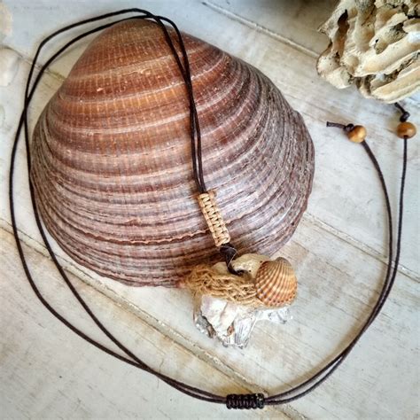 Unique Limpet Shell Necklace Natural Sendimentary Sea Rock - Etsy