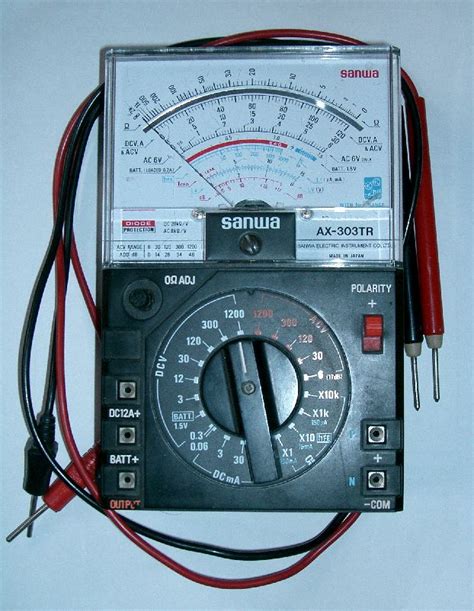 Analog Multimeter And Digital Multimeter