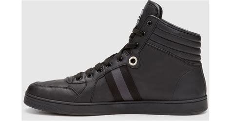 Lyst - Gucci Men's High-top Sneaker From Viaggio Collection in Black ...