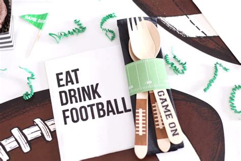 Easy Football Game Day Decor - Peachfully Chic