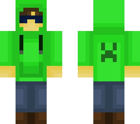 Creeper hoodie | Minecraft Skin