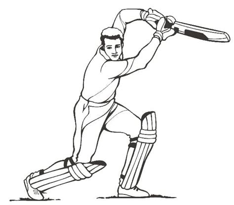 Print Cricket Sport coloring page - Download, Print or Color Online for ...