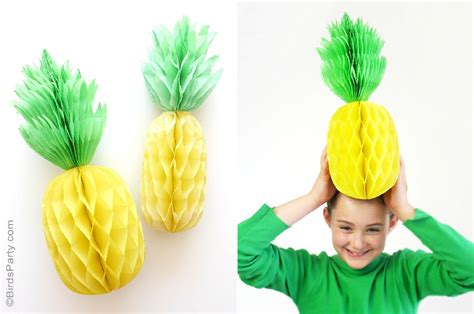 DIY Pineapple Honeycomb Party Decorations - Party Ideas | Party Printables Blog