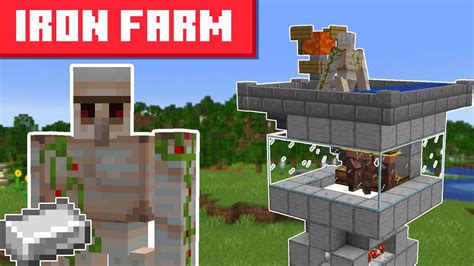 Minecraft Iron Farm 1.20.2 - BEST DESIGN - EASY BUILD - YouTube