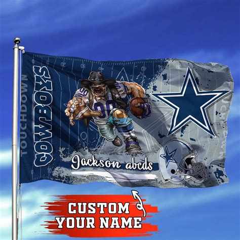 Dallas Cowboys American Flag Custom Custom Logo - Dallas Cowboys Home