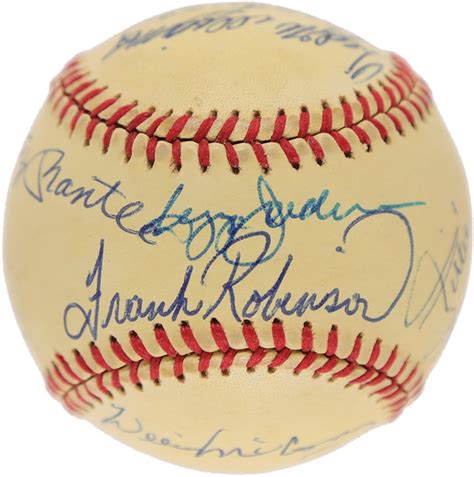 500 Home Run Club Signed Baseball w/11 Signatures (PSA)