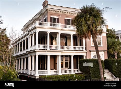 Homes along the Battery in historic Charleston, SC Stock Photo - Alamy