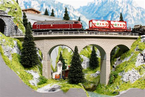 Stunning N scale model train layout!