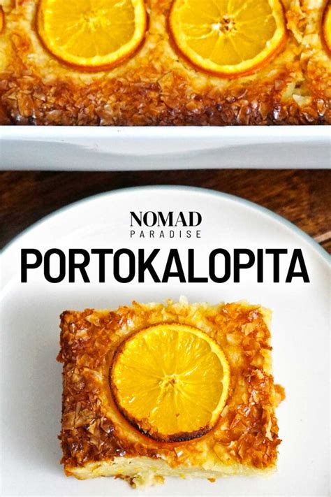 Greek Orange Cake Recipe (Portokalopita) That's Rich, Moist, and Citrussy