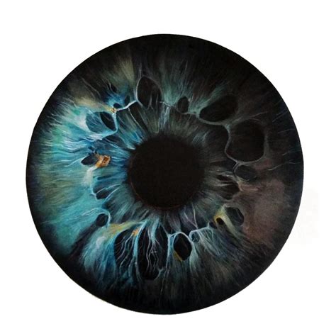 Acrylic & Oil Paintings: Blue eye 1