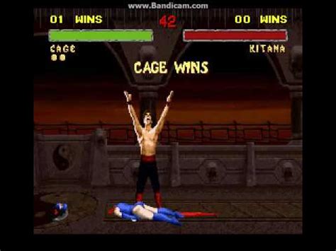 Johnny Cage Uppercut Fatality (MK2 SNES) - YouTube