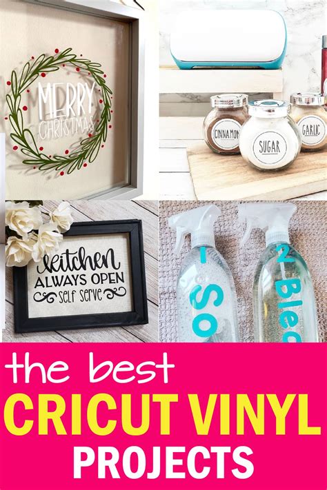 Creative Vinyl Cricut Projects for Your Cricut Maker or Cricut Joy