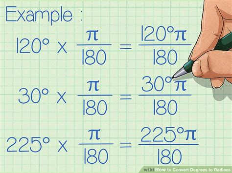 How to Convert Degrees to Radians: 5 Steps (with Pictures)