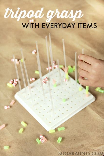 Work on Tripod Grasp (and Pencil Grasp) with Everyday Items | The OT Toolbox