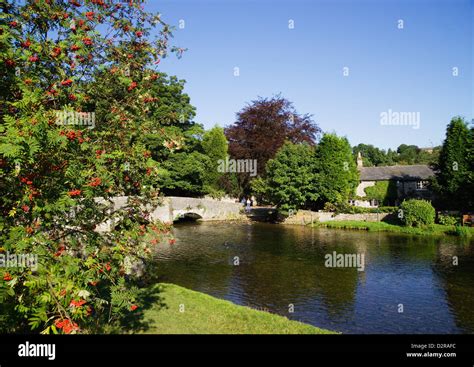 Ashford in the water Derbyshire England Stock Photo - Alamy