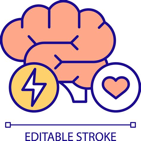 2D simple editable behaviorism icon representing learning theories, isolated vector, thin line ...