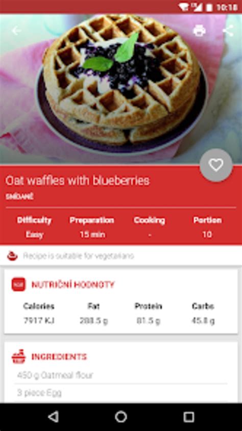 Healthy recipes for Android - Download