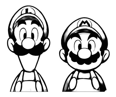 Sketch Of Mario And Luigi Photo by Demon_Yoshi | Photobucket | Tatuaje ...