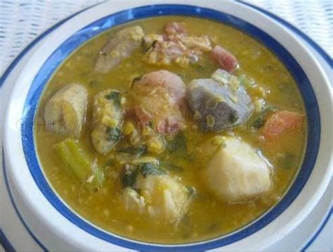 Ground provisions soup. | Trinidad and Tobago | Pinterest | Soups