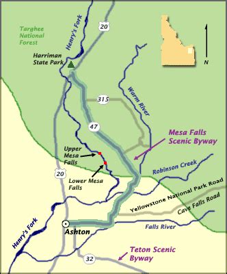 Mesa Falls Information, Pictures and Videos ~ Yellowstone Up Close and Personal