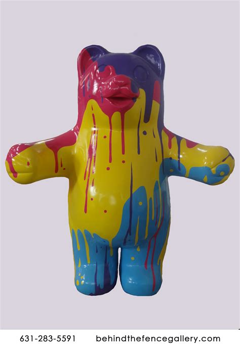 Pop art Jumbo Gummy Bear Pop art Jumbo Gummy Bear [S054POP-PG] - $525.99 , Life size fiberglass ...