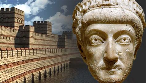 Who Built the Theodosian Walls of Constantinople?